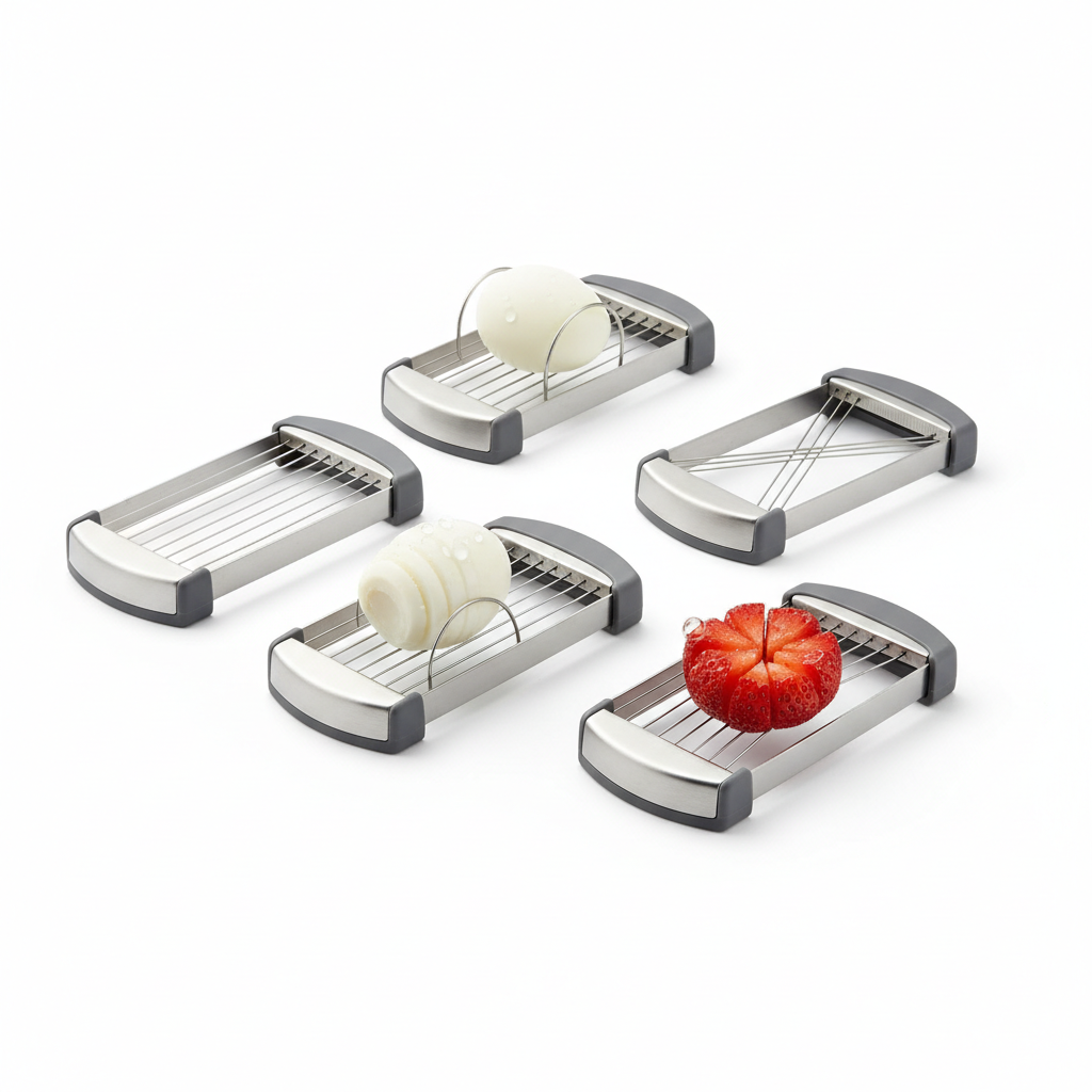 Egg & Fruit Slicer Set - Studio Shot