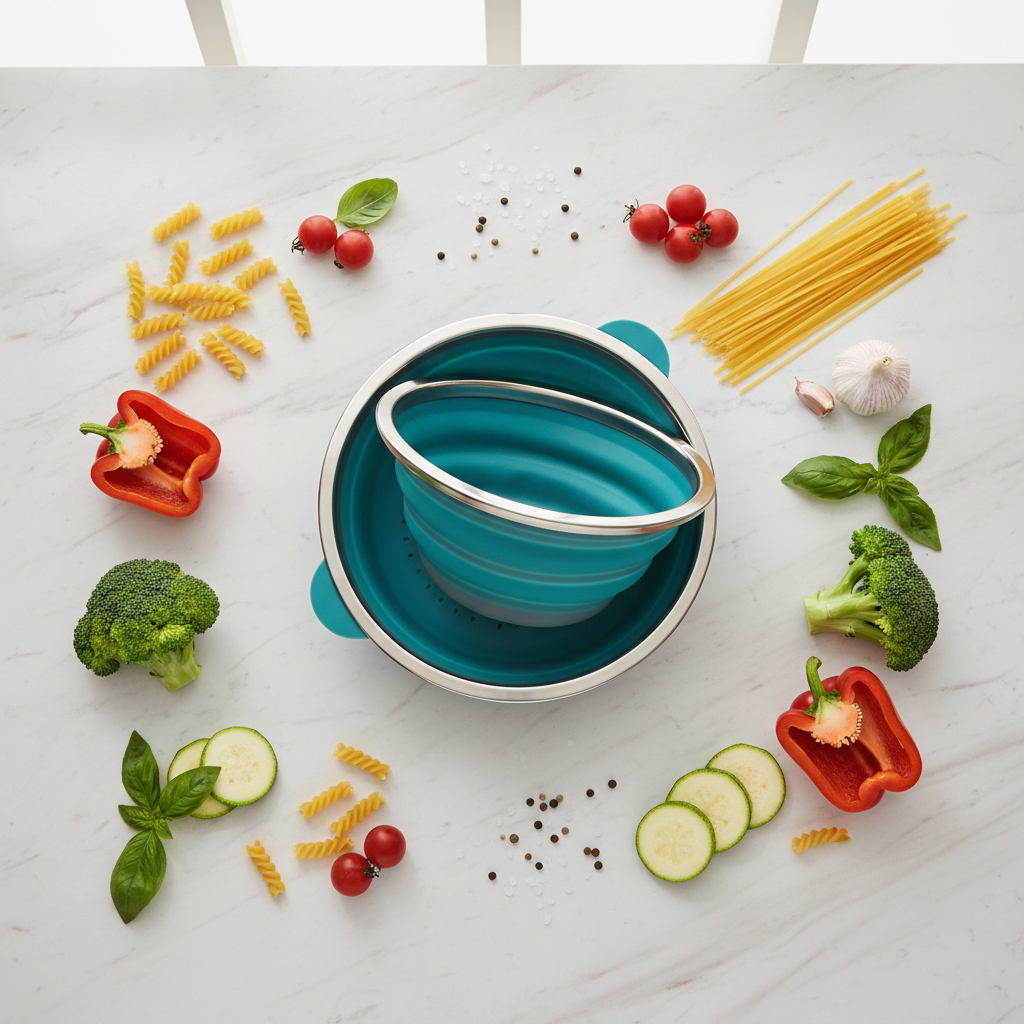 Silicone Strainer - Flat Lay