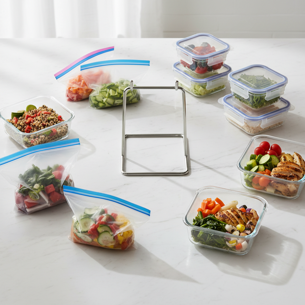Bag Holder Stand - Flat Lay