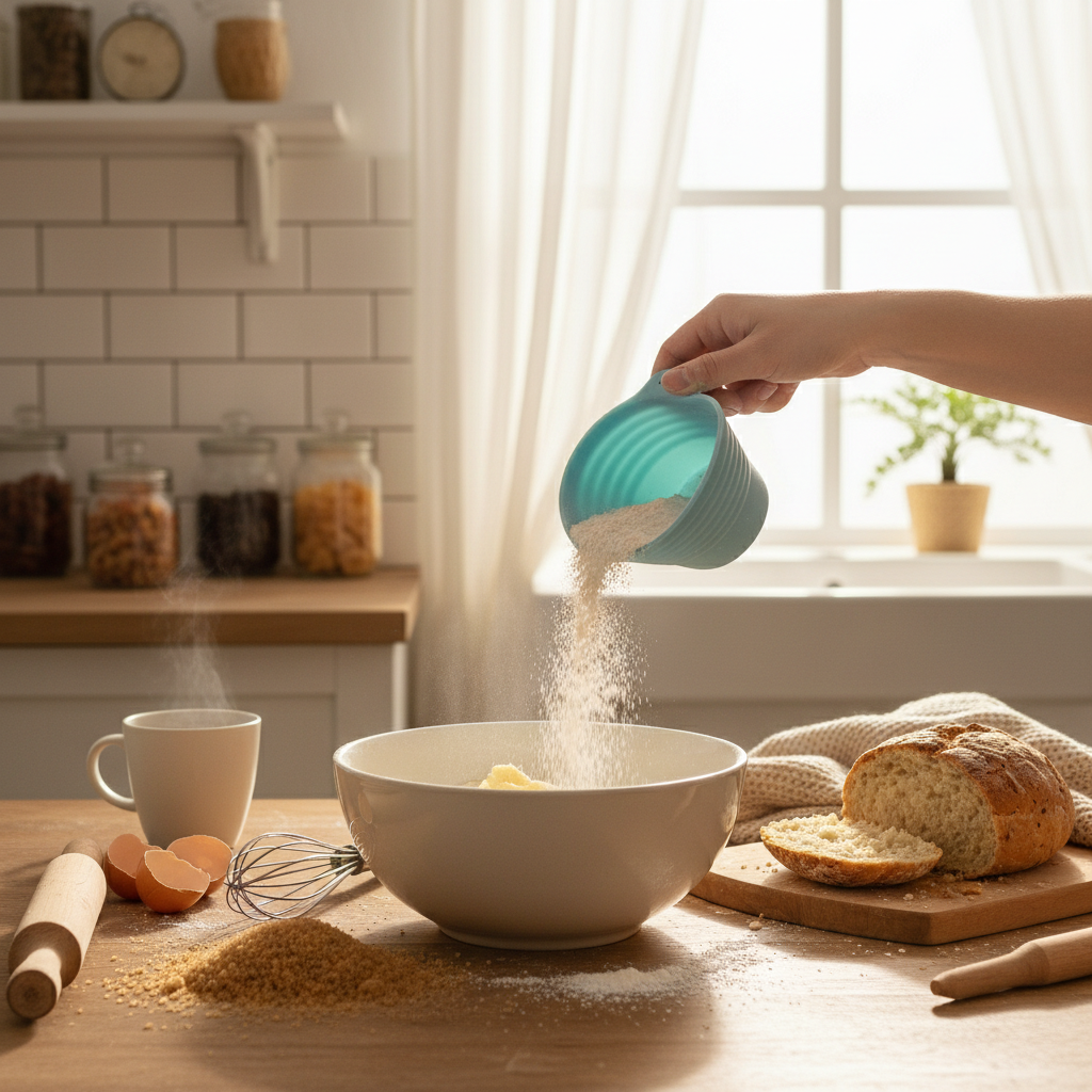 Silicone Measuring Cups - Lifestyle