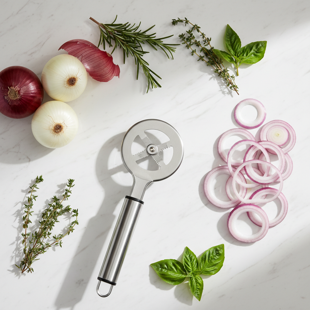 Onion Rings Cutter - Flat Lay