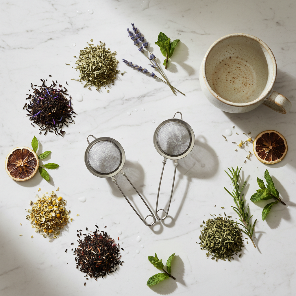 Tea Strainer - Flat Lay